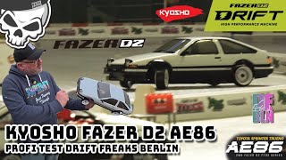 Kyosho RTR Drifter in the Ptofi Test Drift Freaks Berlin and the new Fazer D2 Toyota AE86
