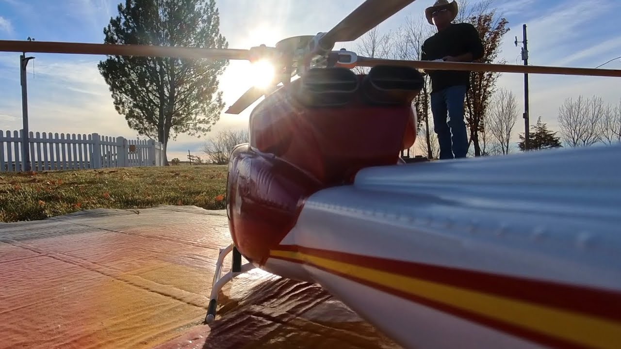 Bell 412, was to nice not to get out and fly!  