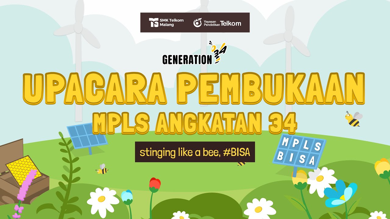 Upacara Pembukaan MPLS Angkatan 34 | SMK Telkom Malang