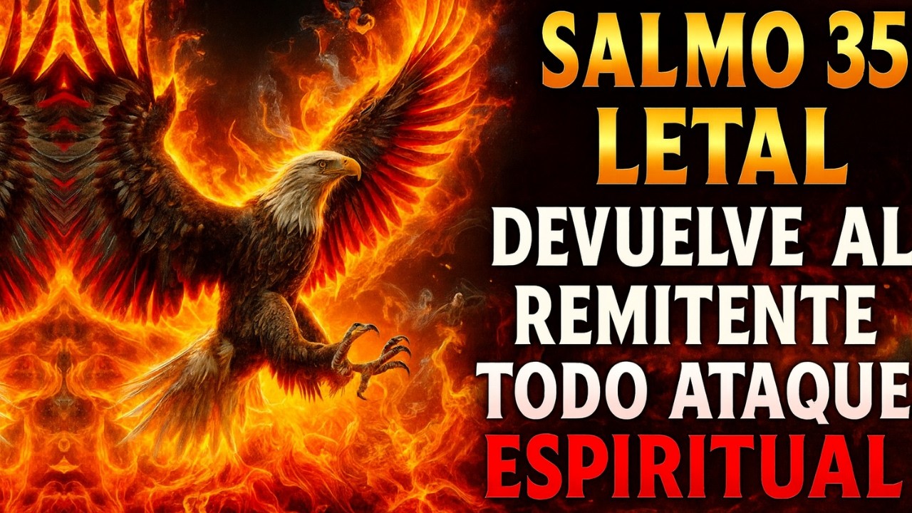 🔥SALMO 35 EL MARTILLO de DIOS ¡CONTRA toda MALDICIÓN, BRUJERIA y TRABAJOS SATANICOS!