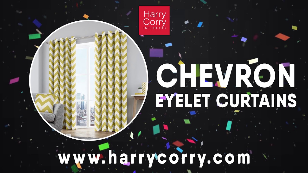 Save 50 Off These Chevron Eyelet Curtains In Our Black Friday