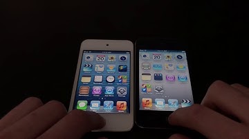 iPod touch 4G - iOS 6 vs iOS 4