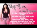 Nicki Minaj - Itty Bitty Piggy (Lyrics on Screen)