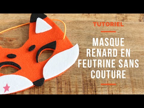 Vidéo: Comment Faire Un Masque De Renard