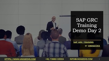 SAP GRC Training | SAP GRC Training Demo Day 2 | SAP GRC S4 HANA Training