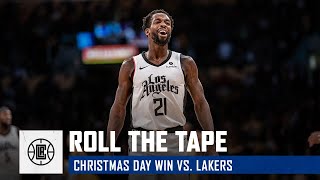 Inside the clippers' christmas day comeback vs. lakers | roll tape