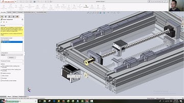 [DIY CNC - SolidWorks 2018] 13. Thiết Kế Rằng Buộc Khớp Nối, Step Motor Trục Y