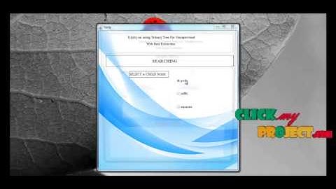 Final Year Projects 2015 | Trinity on using trinary tree