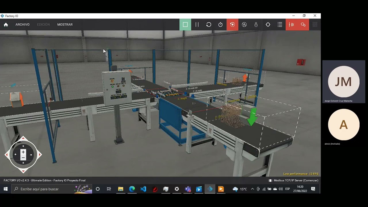 Presentación Automatización Proyecto Factory IO- Lab-View Sorting by ...