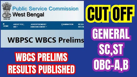 WBCS PRELIMS 2022 RESULTS PUBLISHED 💥🤯