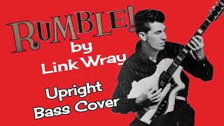 RUMBLE by Link Wray Upright Bass Cover 🙏🎧 @begtotheroots