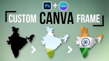 Create a Custom Canva Frame using Photoshop | Photoshop Tutorial | Canva Tutorial #canva #photoshop