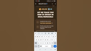 Let Me Teach You How To Invest in 2024. Meme fi Video code 2024 10 25