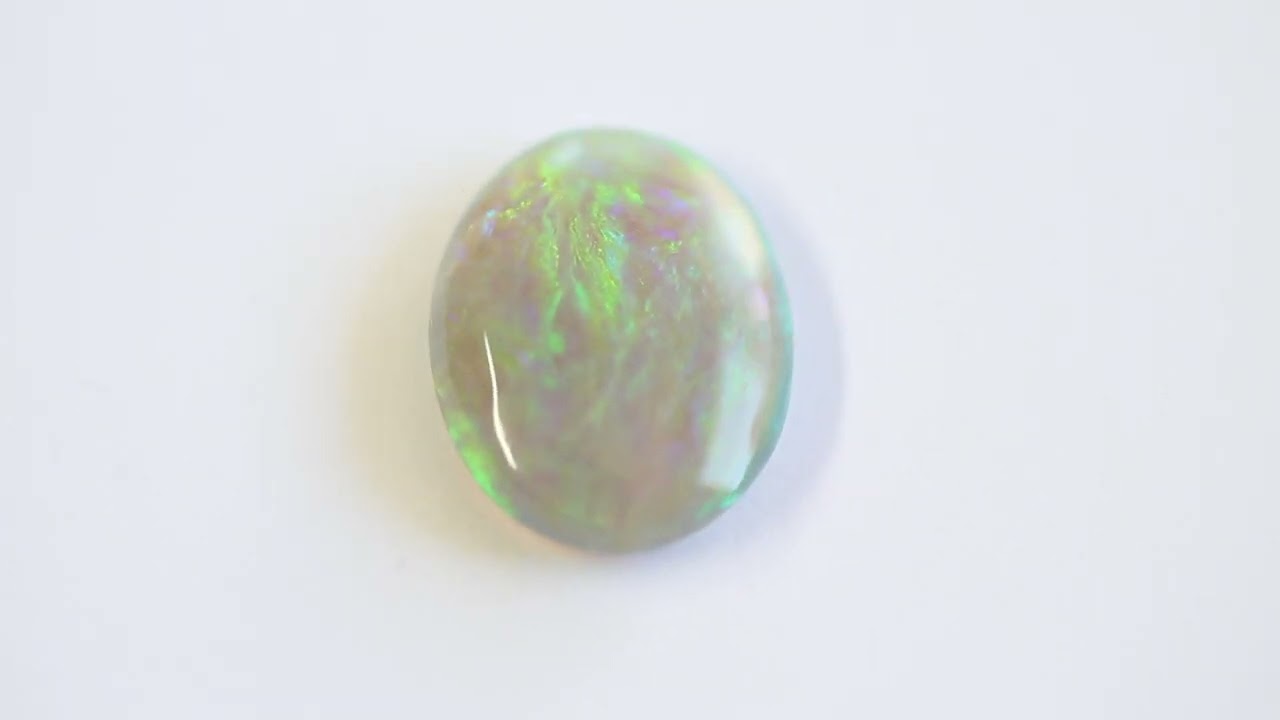 Natural solid semi black opal loose stone 1.56ct