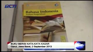 Kata-Kata Kasar dalam Buku Bahasa Indonesia