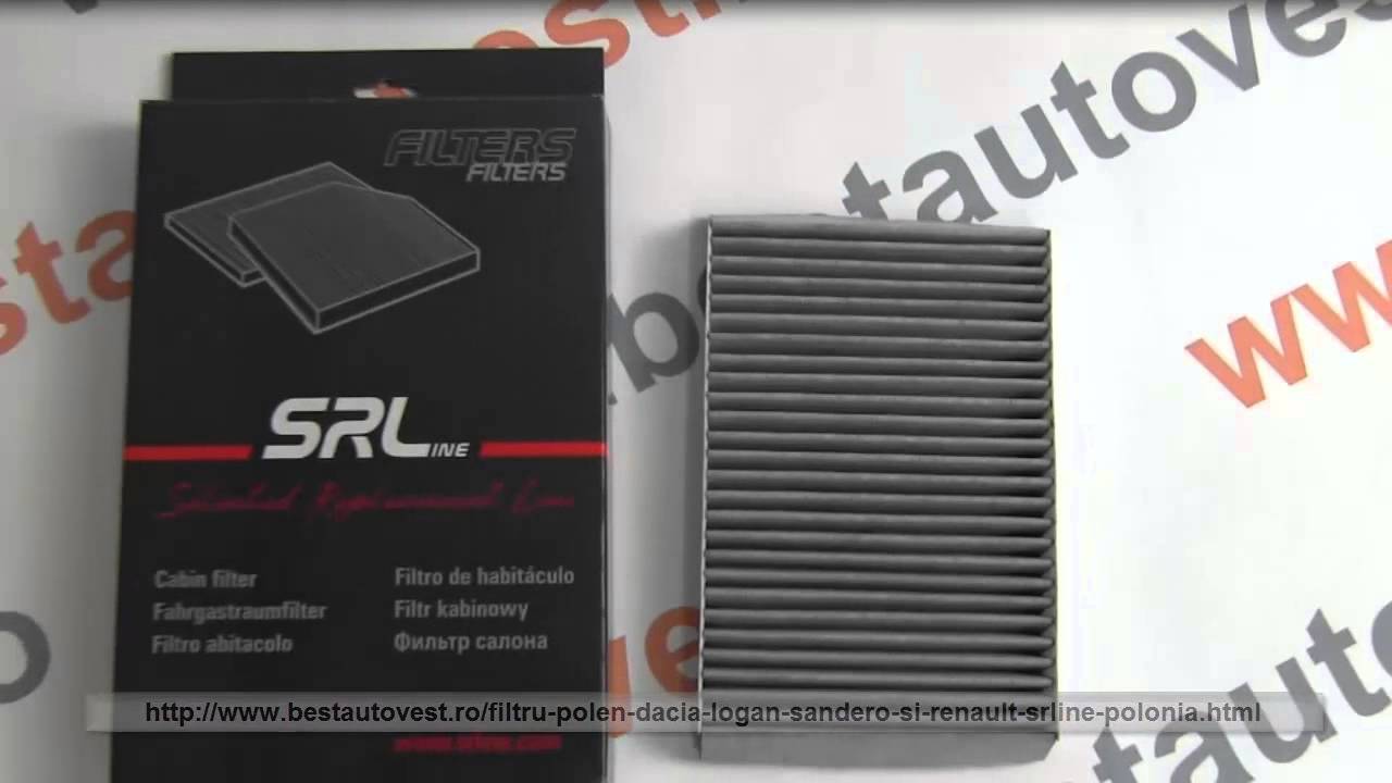 Filtru polen Logan , filtru habitablu dacia logan - YouTube