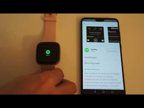 Spotify-Musik mit der Fitbit Versa 2 hören