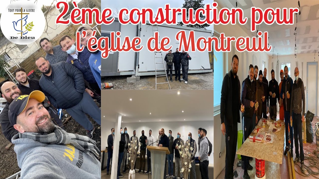 2eme CONSTRUCTION pour l'église de Montreuil VIE ET LUMIERE