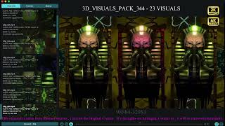 3D Visuals PACK 344 -  23 Visuals