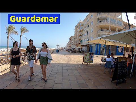 Guardamar del Segura, Costa Blanca, Spain⎮Early Evening Walking Tour⎮Promenade Summer Vibe ☀️🇪🇸