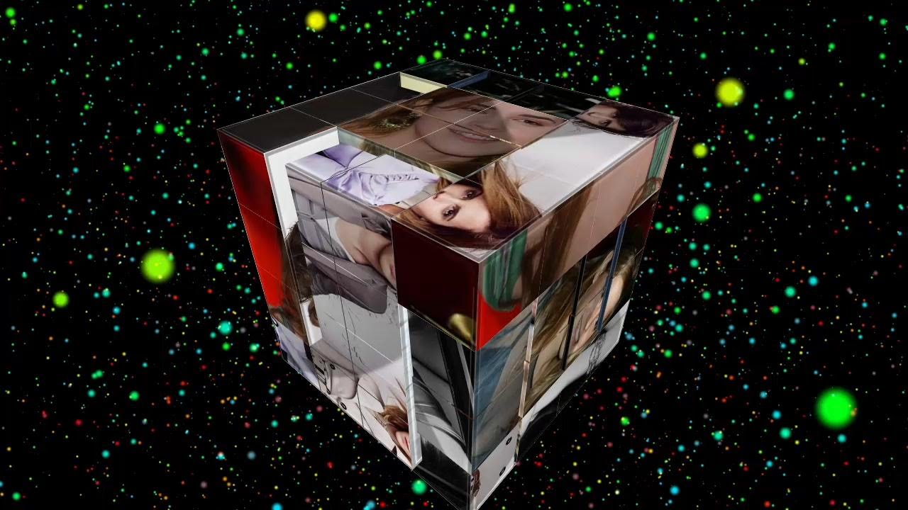 Rubik's Cube Photo Slideshow Free After Effects Template