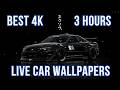 Black Nissan GT R R34 With Black Background 3 Hour 4K Car Live Wallpaper 