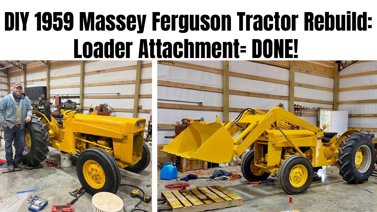 1959 MF Tractor Rebuild #6: Tearing apart, fixing, and painting the loader attachment!