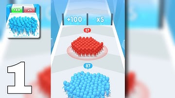 COUNT MASTER:Crowd Runners 3D (Levels 1-5) Android & IOS Gameplay