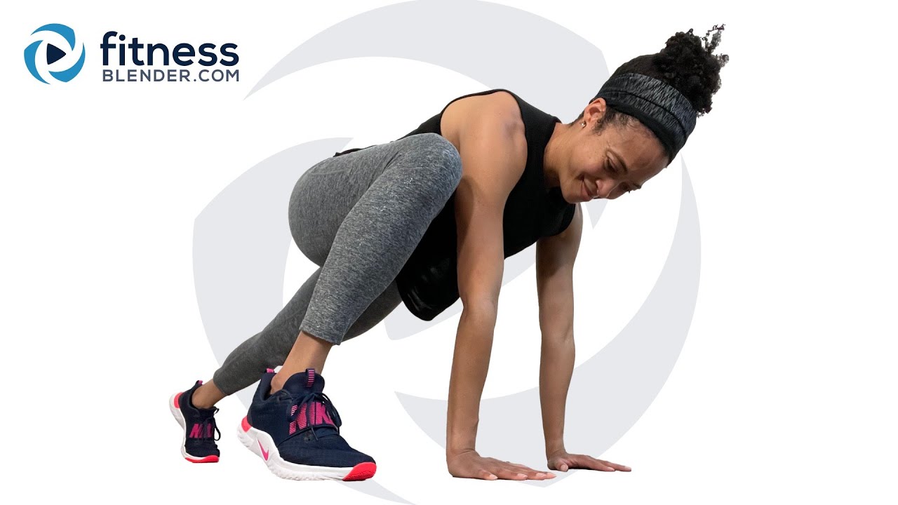 ⁣Descending Intervals Bodyweight HIIT Circuits