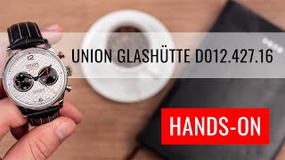 HANDS-ON: Union Glashütte Noramis Chronograph D012.427.16.032.09 Sachsen Classic 2025