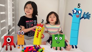 DIY #NumberBlocks MathLink Toys: How We Turned Linking Cubes Into NumberBlocks | Baby Playful
