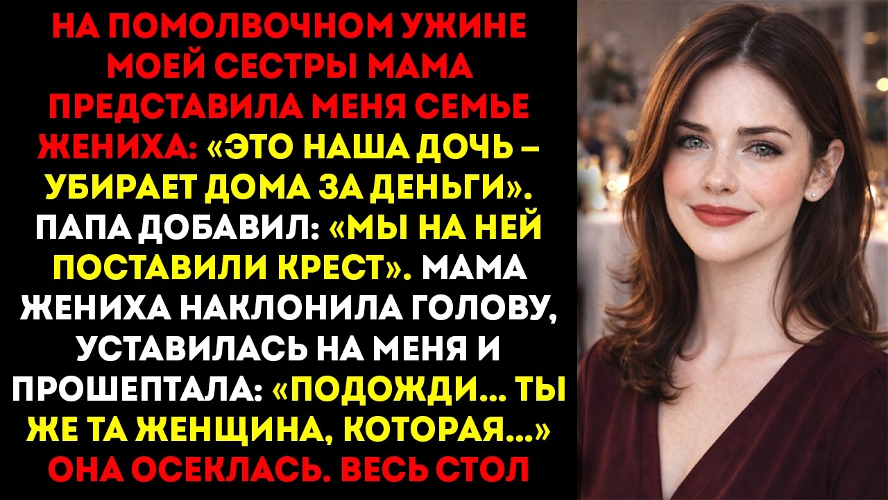 Мои родители всем говорили «Она просто убирает дома» на свадьбе моей сестры — но жених сказал иначе