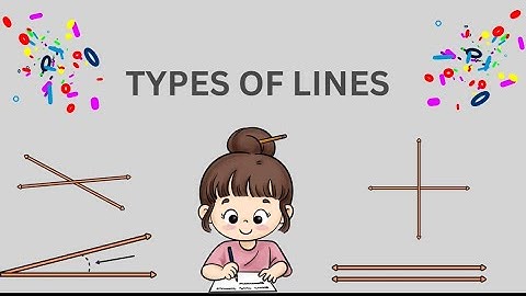 Types of Lines | Educational Video