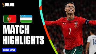 Highlights| Ronaldo scores🇵🇹⚽️| Portugal 🇵🇹 vs Uzbekistan 🇺🇿| FIFA WORLD CUP 2026