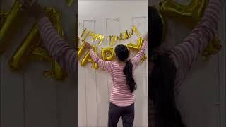 Birthday decoration ideas| meesho decoration kit under Rs200  #youtubeshorts #ytshortsindia screenshot 4