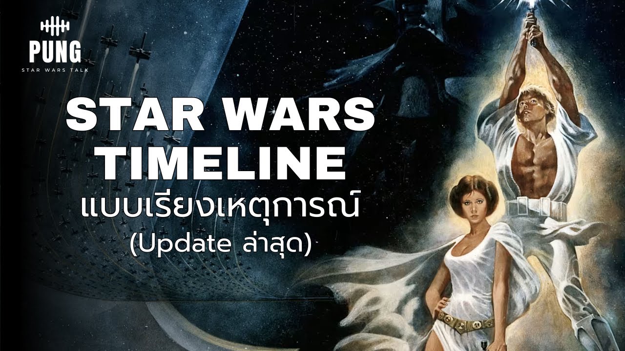Star Wars Timeline แบบเรียงตามลำดับเหตุการณ์  (อัปเดตล่าสุด)