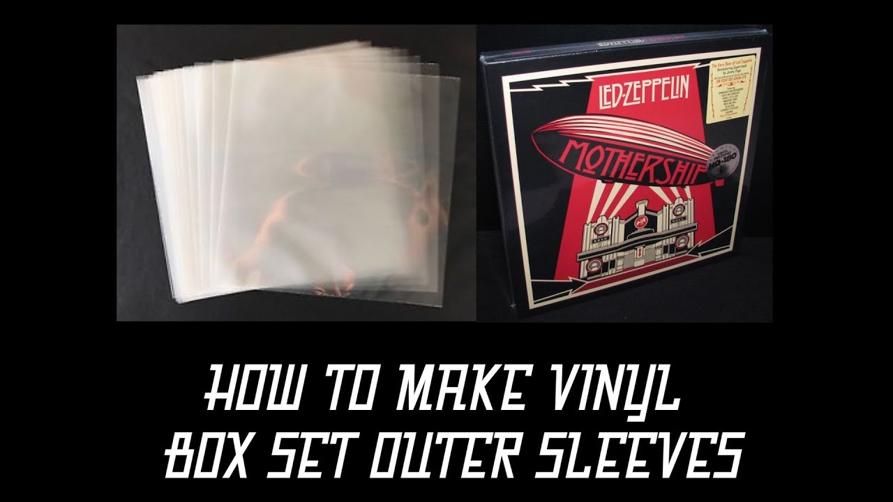 HOW TO MAKE VINYL BOX SET OUTER SLEEVES YouTube