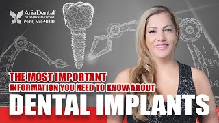 The most important information you need to know about Dental implants | Maryam Horiyat DDS.