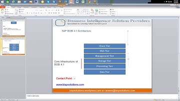 SAP Business Objects SESSION # 1