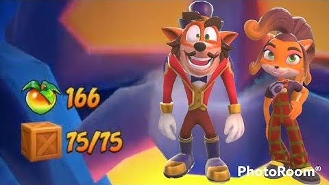 Crash Bandicoot: On the Run!  Challenge Runs Bear It 75 🐻 75 Break All The Crates!
