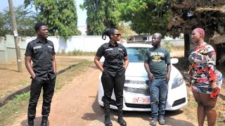 GHANA POLICE ANI NE DV NUMBER PLATE. MAXYBOS AND MOMAA , FRANKA, YAW MOLE.