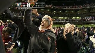 ARI@SF: Belt blasts game-tying pinch-hit homer