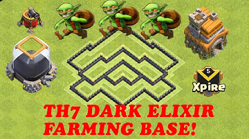 Clash of Clans: Town Hall 7 Best Dark Elixir Farming Base