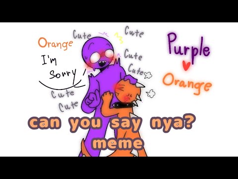 Rainbow Friends Orange x Purple 