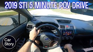 2019 Subaru WRX STI POV Drive - Stock Driving Sounds (No Talking)