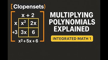 Multiplying Polynomials  | Integrated Math 1