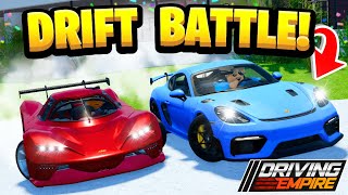 Insane Drift BATTLE In Driving Empire!