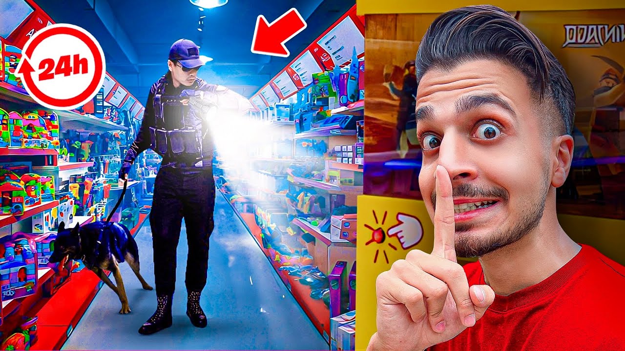 شب توی اسباب بازی فروشی قایم شدم 🤫🧸