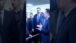 رئيس الوزراء بعد افتتاحه مطار بغداد مخاطباً المسؤولين : شنو هذه الفوضى 