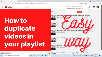 How to duplicate videos in your playlist the easiest way.